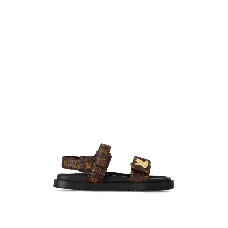 LV Sunset Flat Comfort Sandal - Image 5
